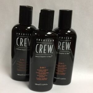 8 pc- American Crew  3 in 1 Classic  Men Body Wash